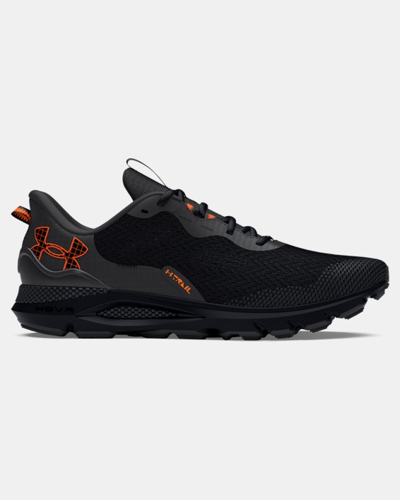 Unisex UA Sonic Trail Running Shoes in Black image number 0